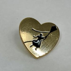 Photo of Walt Disney's 2018 Mary Poppins Heart Shaped Pin