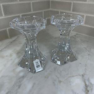 Photo of Stunning crystal candle pillar holders