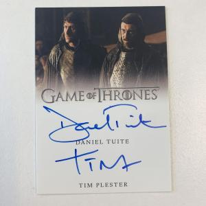 Photo of Game of Thrones signed card