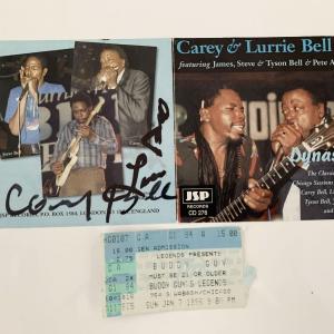 Photo of Carey Bell Dynasty signed CD Cover