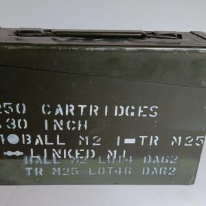 Photo of Military Issued Ammunition can / Chest Stenciled 250 Cartridges ...