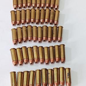 Photo of 50 rounds of ammunition 44 S&W SPL marked.