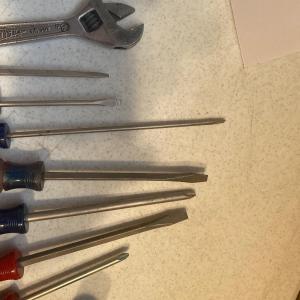 Photo of Craftsman Screwdrivers and an Adjustable wrench