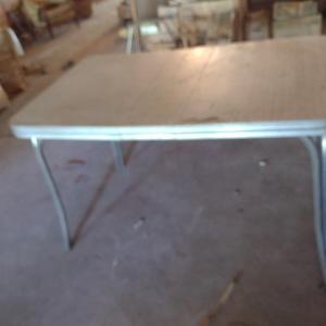 Photo of Vintage Table- Metal Legs and Trim
