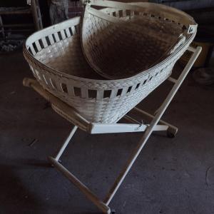 Photo of Vintage Baby Bassinet with Stand