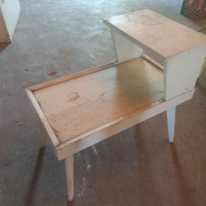 Photo of Solid Wood Phone Table Painted