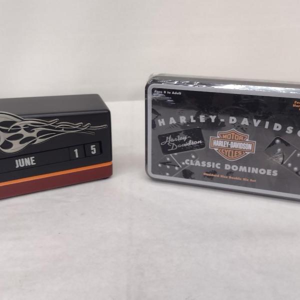 Photo of Harley-Davidson Desk Calander and Collector Domino Set