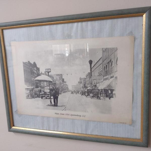 Photo of Framed Photo Print 1916 Main Street Spartanburg. SC