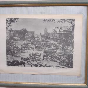 Photo of Framed Photo Print of Morgan Square Late 19th Century Spartanburg, SC