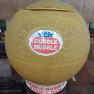 Photo of Fleer Dubble Bubble Bubble Gum Basketball Store Display
