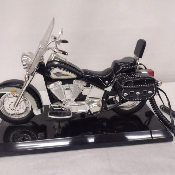 Photo of Harley-Davidson Heritage Softail Motorcycle Desktop Land Line Telephone with Box
