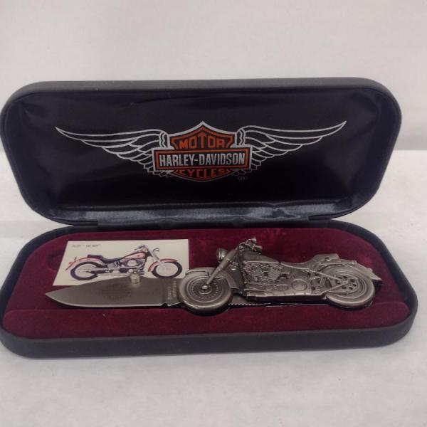 Photo of Harley Davidson Folding Pocket Cutlery in Original Box