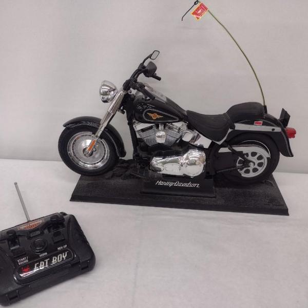 Photo of Harley-Davidson Fat Boy Remote Control Motorcycle with Box by New Bright