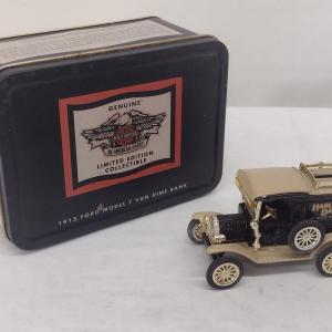 Photo of Harley-Davidson 1913 Ford Model T Van Die Cast Coin Bank with Box (#23)