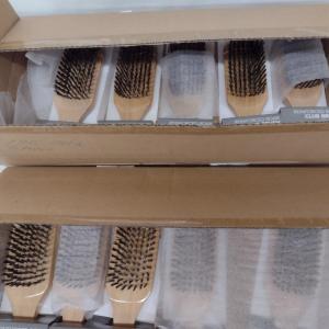 Photo of Set of 10 Diane Fromm Reinforced Boar Club Hairbrushes New Stock