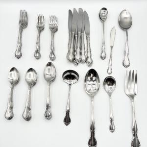 Photo of GORHAM ~ Misc Stainless Flatware Set ~ Total Pieces