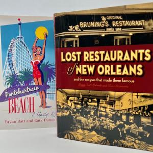 Photo of Ponchartrain Beach / Lost Restaurants of New Orleans ~ Pair (2) New Orleans Book