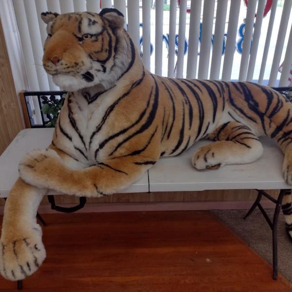 Photo of Large Life Size Stuffed Tiger