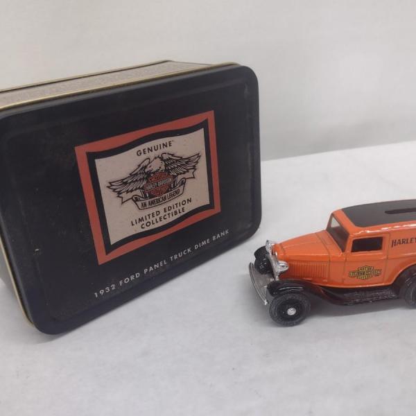 Photo of Harley-Davidson 1932 Ford Panel Truck Die Cast Coin Bank with Box (#18)
