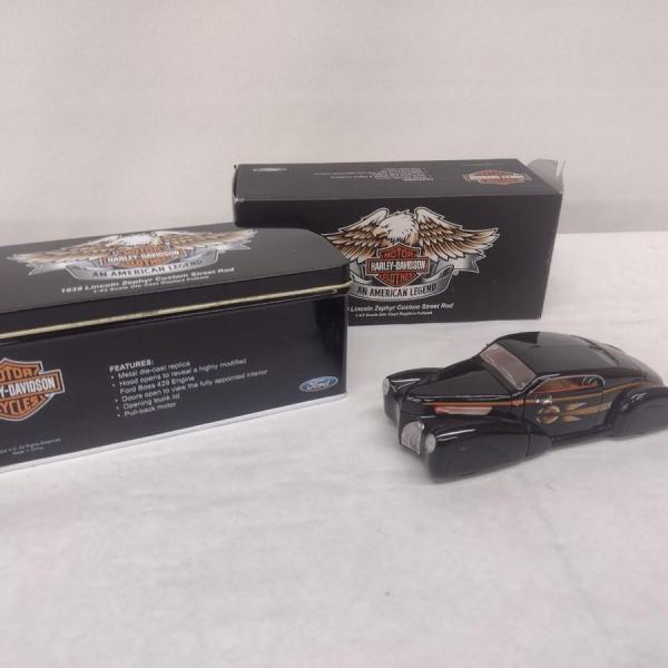 Photo of Harley-Davidson 1939 Lincoln Zephyr Die Cast Street Rod with Box (#2)