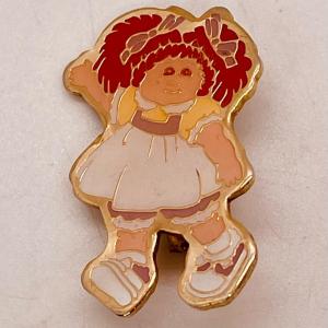 Photo of 1983 Vintage Doll Cabbage Patch enameled pin