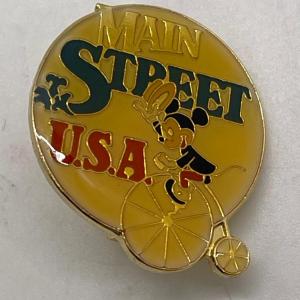 Photo of Vintage Disneyland Main Street USA Mickey Mouse Cloisonné Pin
