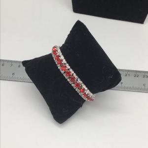 Photo of Faux Rhinestone red bracelet