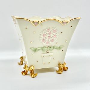 Photo of LENOX ~ The Lenox Gold Club Footed Flowerpot