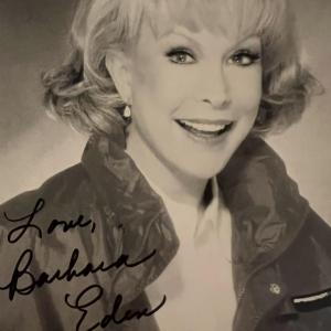 Photo of Barbara Eden facsimile signed photo. 5x7 inches