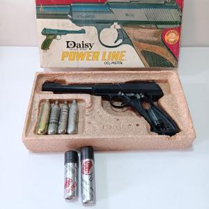 Photo of Vintage Daisy bb gun Power line CO2 Pistol Model 200 with original box and acces