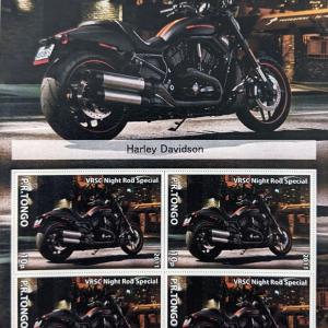 Photo of Harley Davidson Stamp Set