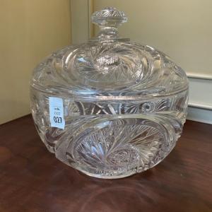 Photo of Crystal bowl with lid
