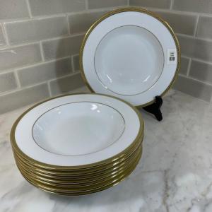 Photo of Charter Club Grand Buffet Gold soup bowls - 8