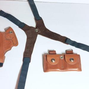 Photo of Rugers small auto Shoulder Holster Genuine leather