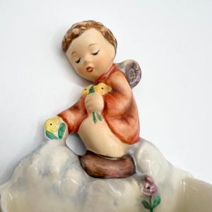 Photo of HUMMEL ~ "Angel Cloud" ~ Ceramic Holy Water Font