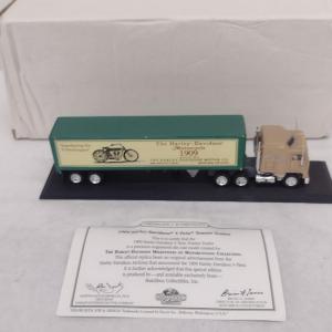 Photo of Harley Davidson 1909 V-Twin Tractor Trailer with COA and Original Box (#50)
