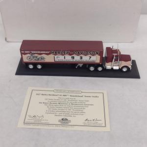 Photo of Harley Davidson 1937 61 OHV "Knucklehead" Tractor Trailer with COA and Original 