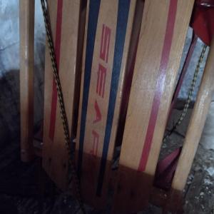 Photo of Vintage Sears Wooden Sled (Choice B)