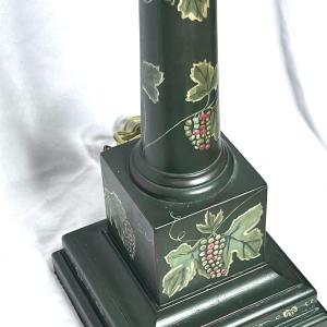 Photo of Forest Green Hand Painted Table Lamp #1