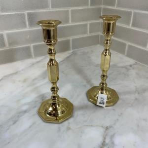 Photo of brass candlesticke