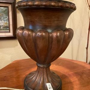 Photo of Oil rubbed bronze table lamp with Cream shade