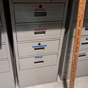 Photo of Super Nice #2 Vintage Metal File Cabinets-Contents Included!