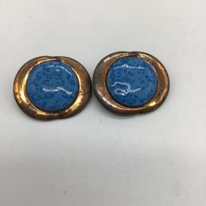 Photo of Genuine copper vintage clip on earrings