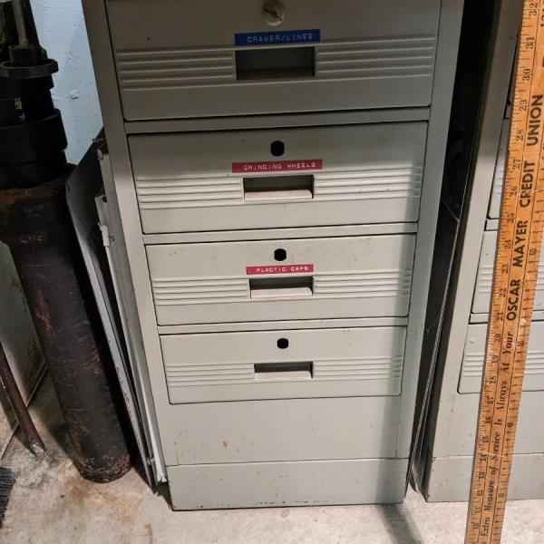 Photo of Super Nice #3 Vintage Metal File Cabinets-Contents Included!