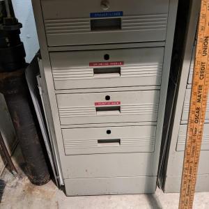 Photo of Super Nice #3 Vintage Metal File Cabinets-Contents Included!