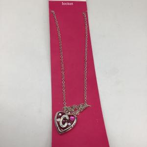 Photo of Justice letter C locket necklace