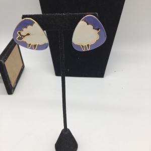 Photo of Blue sheep earrings