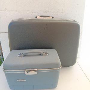 Photo of Vintage hard sided luggage - Forecast hygiene case and Samsonite Silhouette Suit
