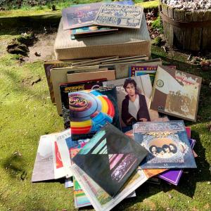 Photo of LOT 134: Large Collection of Vintage Vinyl Records - Some Classic Rock