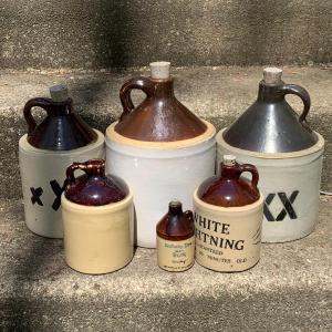Photo of LOT 66: Large Collection of Brown Top Crock Jugs